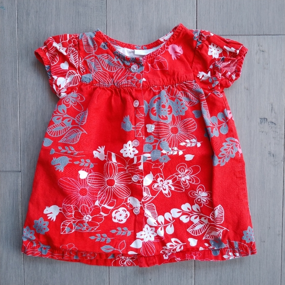 Mexx Other - Mexx Button-down Summer Dress - Birds & Flowers